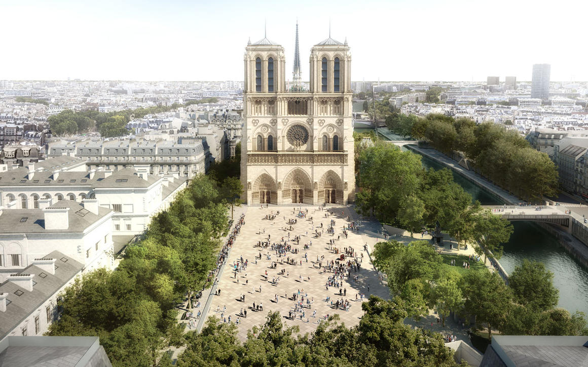 Notre Dame de Paris <br> © Bureau Bas Smets 	